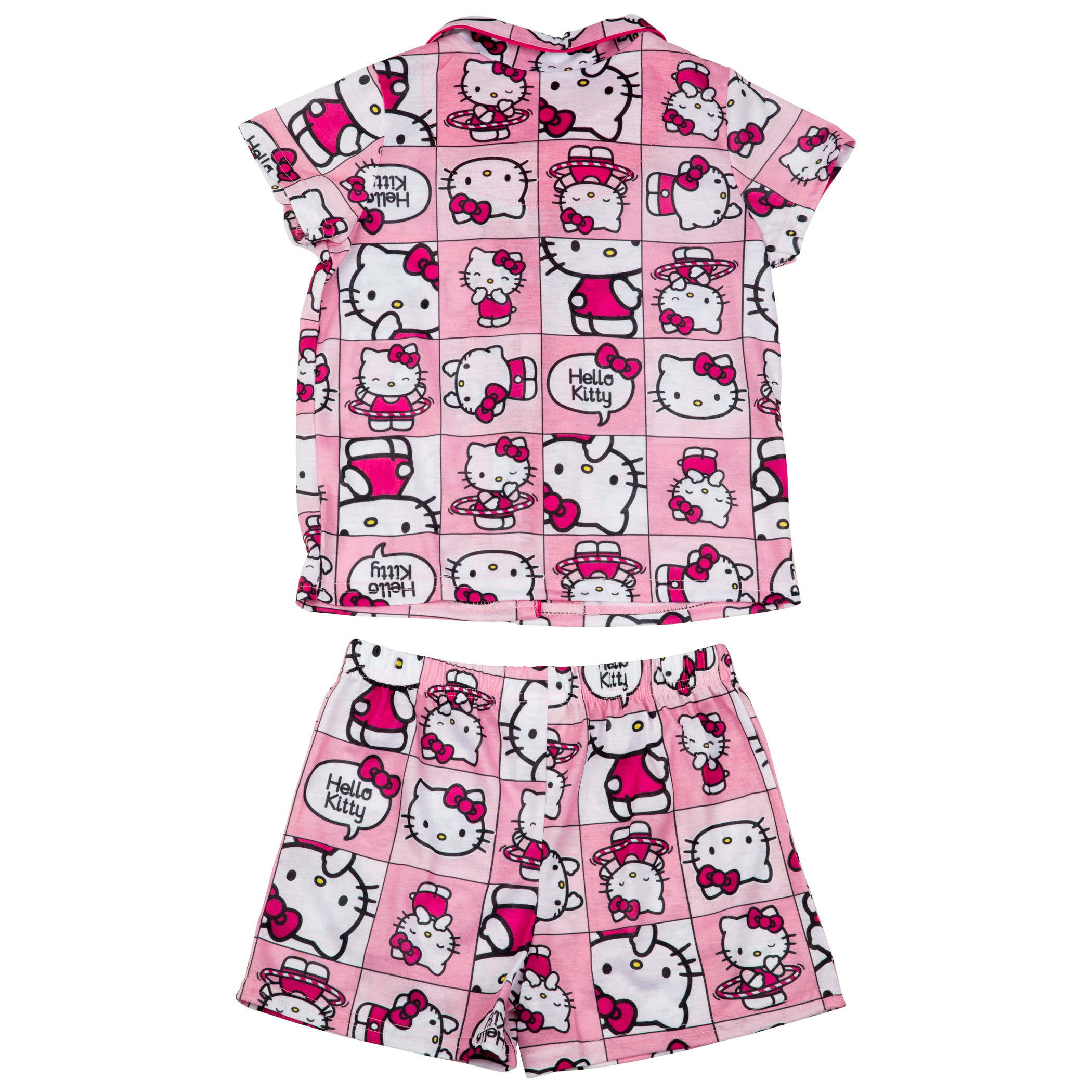 Hello Kitty Sanrio Hoola-Hoops 2-Piece Girl's Pajama Set